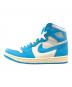 NIKE (ナイキ) AIR JORDAN 1 RETRO HIGH OG ハイカットスニーカー ブルー サイズ:US9：15000円