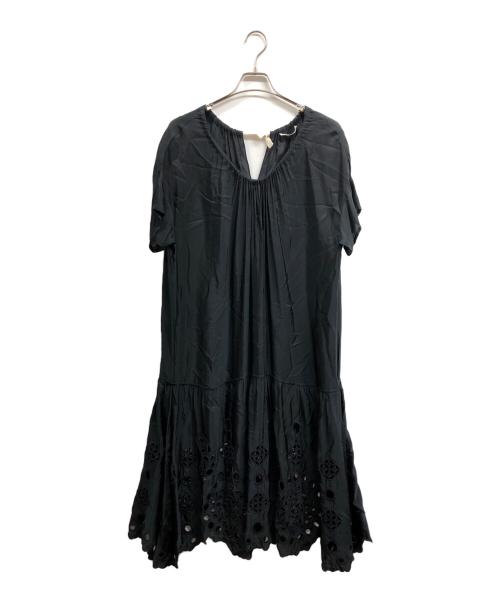 JIL SANDER（ジルサンダー）JIL SANDER (ジルサンダー) ブラウスワンピース ブラック サイズ:34の古着・服飾アイテム