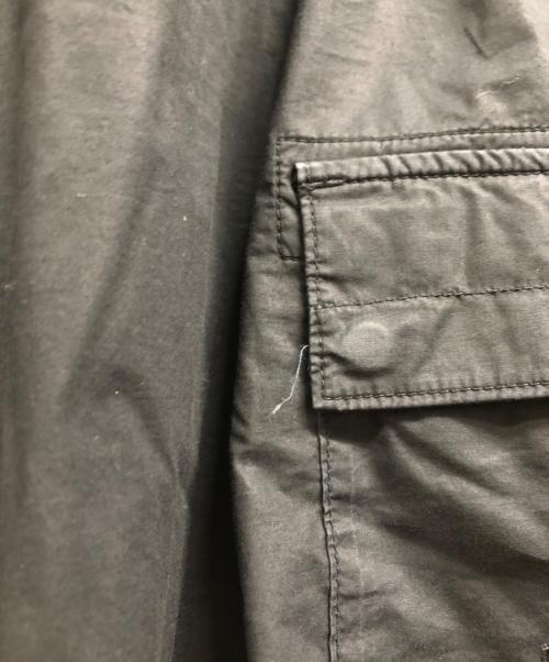 STONE ISLAND（ストーンアイランド）STONE ISLAND (ストーンアイランド) ガーメントダイ ストレッチ テーパード カーゴパンツ ブラック サイズ:38の古着・服飾アイテム