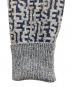 中古・古着 DIESEL (ディーゼル) ロゴジャガードセーター/DIESELニット グレー サイズ:L：8000円