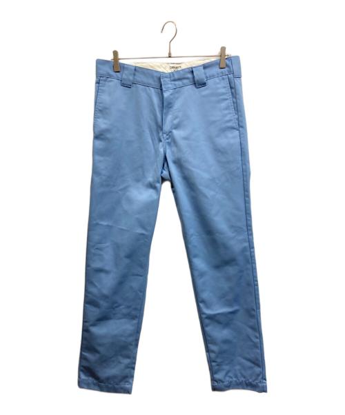 Carhartt WIP（カーハート ワーク イン プログレス）CARHARTT WIP (カーハート ワーク イン プログレス) MASTER PANT ブルー サイズ: 30×32の古着・服飾アイテム