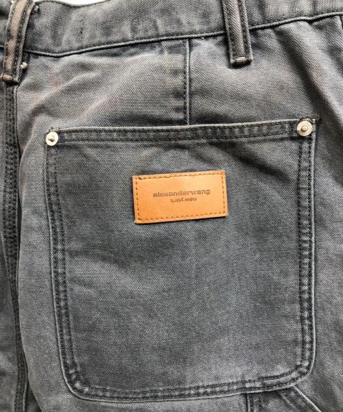 ALEXANDER WANG（アレキサンダー・ワン）ALEXANDER WANG (アレキサンダー・ワン) High Waisted Workwear Pants グレー サイズ:28の古着・服飾アイテム