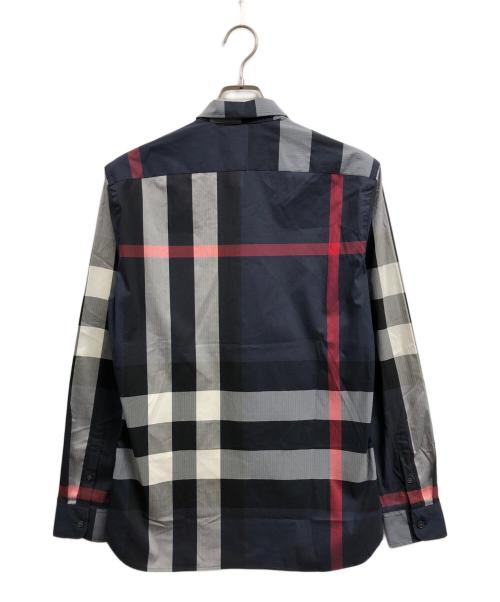 BURBERRY（バーバリー）BURBERRY (バーバリー) メガチェックシャツ ネイビー サイズ:Ｓの古着・服飾アイテム