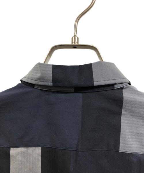 BURBERRY（バーバリー）BURBERRY (バーバリー) メガチェックシャツ ネイビー サイズ:Ｓの古着・服飾アイテム
