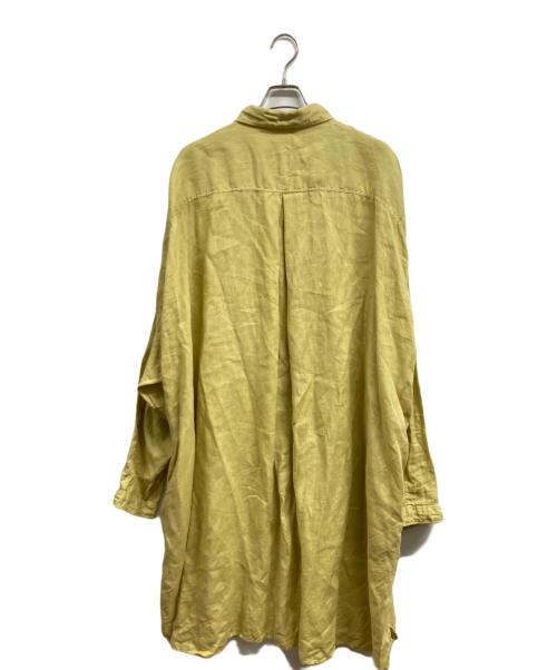 lefts（レフツ）lefts (レフツ) リネンワンピース イエロー サイズ:ＦＲＥＥの古着・服飾アイテム