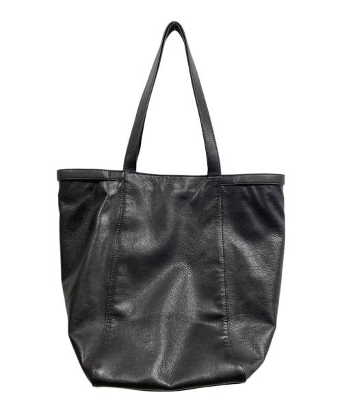 GALERIE VIE（ギャルリーヴィー）GALERIE VIE (ギャルリーヴィー) ゴートレザートートバック ブラックの古着・服飾アイテム