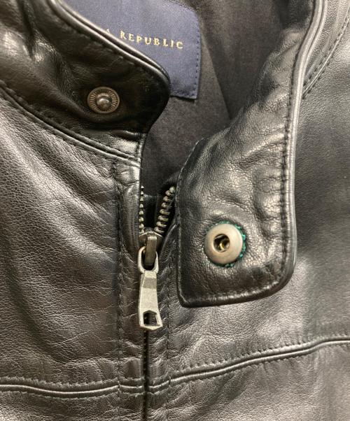 BANANA REPUBLIC（バナナリパブリック）BANANA REPUBLIC (バナナリパブリック) レザージャケット ブラック サイズ:Ｓの古着・服飾アイテム