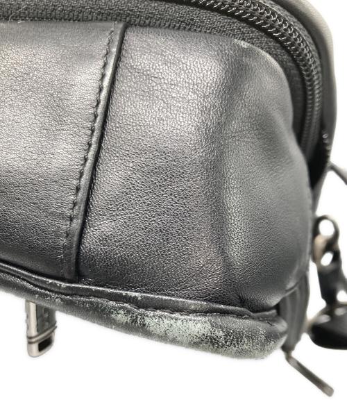 TUMI（トゥミ）TUMI (トゥミ) レザーオーガナイザー 2wayバッグ ブラックの古着・服飾アイテム