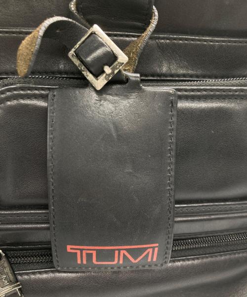 TUMI（トゥミ）TUMI (トゥミ) レザーオーガナイザー 2wayバッグ ブラックの古着・服飾アイテム