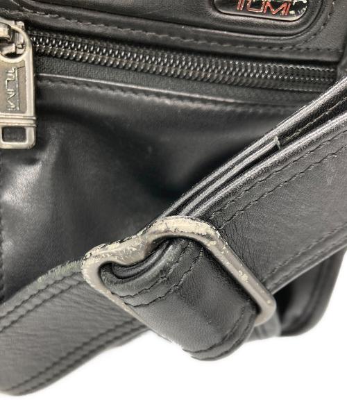 TUMI（トゥミ）TUMI (トゥミ) レザーオーガナイザー 2wayバッグ ブラックの古着・服飾アイテム