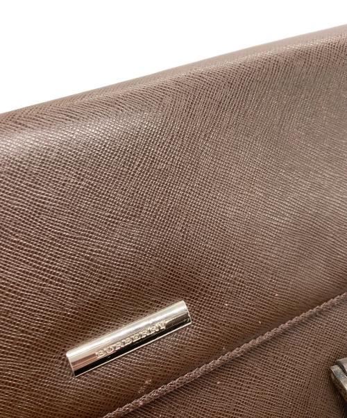 BURBERRY（バーバリー）BURBERRY (バーバリー) ハンドバッグ ブラウンの古着・服飾アイテム