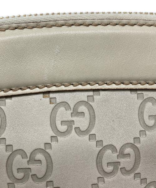 GUCCI（グッチ）GUCCI (グッチ) グッチシマ ハンドバッグ アイボリーの古着・服飾アイテム