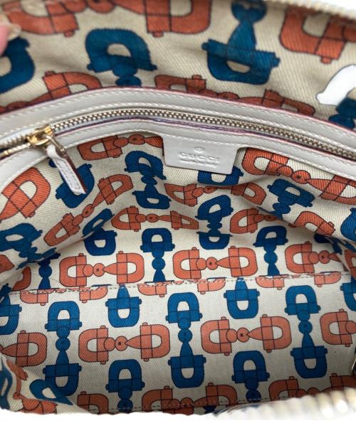 GUCCI（グッチ）GUCCI (グッチ) グッチシマ ハンドバッグ アイボリーの古着・服飾アイテム