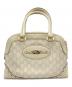 GUCCI（グッチ）の古着「グッチシマ ハンドバッグ」｜アイボリー