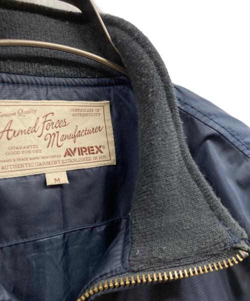 AVIREX（アヴィレックス）AVIREX (アヴィレックス) フライトジャケット ネイビー サイズ:Mの古着・服飾アイテム