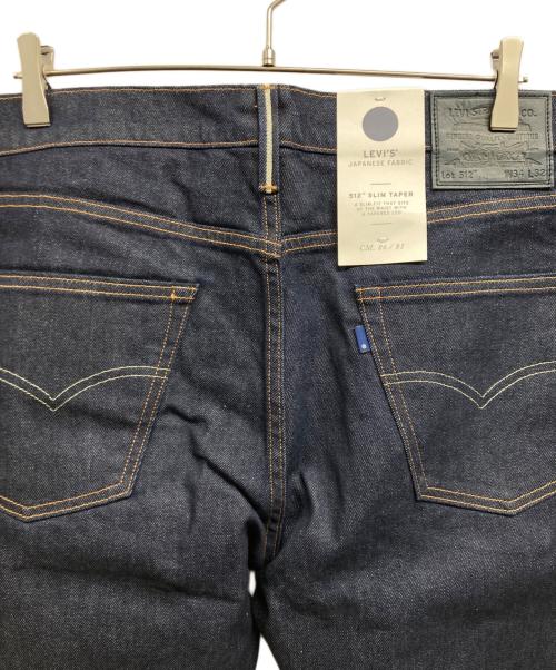 LEVI'S（リーバイス）LEVI'S (リーバイス) BLUETAB 512 スリムテーパード ジーンズ インディゴ サイズ:W34 未使用品の古着・服飾アイテム
