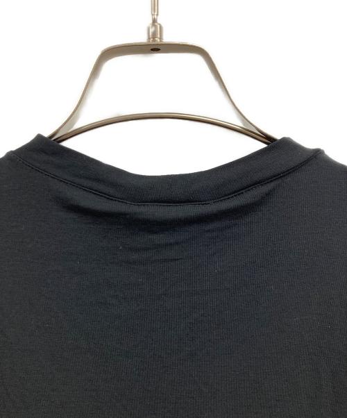 GIORGIO ARMANI（ジョルジョアルマーニ）GIORGIO ARMANI (ジョルジョアルマーニ) ASV Tシャツ ストレッチビスコース シグネチャーロゴ ブラック サイズ:54 未使用品の古着・服飾アイテム