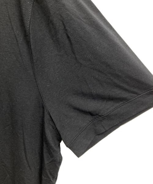 GIORGIO ARMANI（ジョルジョアルマーニ）GIORGIO ARMANI (ジョルジョアルマーニ) ASV Tシャツ ストレッチビスコース シグネチャーロゴ ブラック サイズ:54 未使用品の古着・服飾アイテム