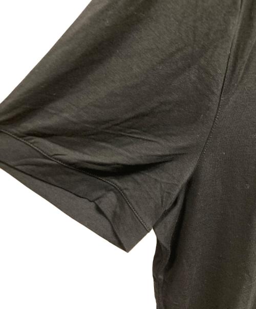 GIORGIO ARMANI（ジョルジョアルマーニ）GIORGIO ARMANI (ジョルジョアルマーニ) ASV Tシャツ ストレッチビスコース シグネチャーロゴ ブラック サイズ:54 未使用品の古着・服飾アイテム