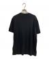 GIORGIO ARMANI (ジョルジョアルマーニ) ASV Tシャツ ストレッチビスコース シグネチャーロゴ ブラック サイズ:54 未使用品：15000円