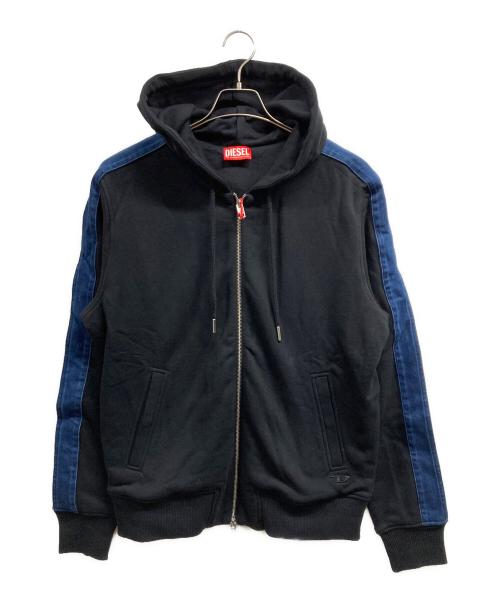 DIESEL（ディーゼル）DIESEL (ディーゼル) S-MIRR-NEW-Aジャケット ブラック サイズ:XL 未使用品の古着・服飾アイテム