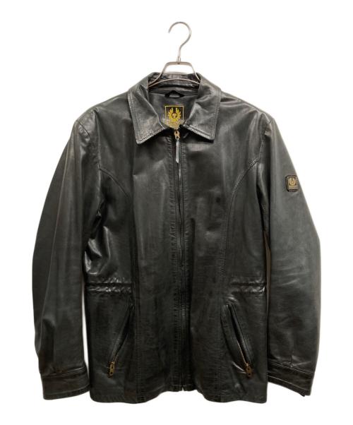 BELSTAFF（ベルスタッフ）BELSTAFF (ベルスタッフ) レザージャケット ブラック サイズ:Lの古着・服飾アイテム