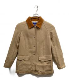 BURBERRY BLUE LABEL（バーバリー ブルー レーベル）の古着「ノヴァチェック中綿キルティングジャケット」｜ブラウン