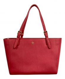 TORY BURCH（トリーバーチ）の古着「エマーソン トートバッグ」｜レッド