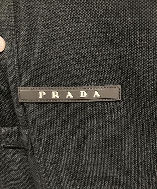 PRADA（プラダ）PRADA (プラダ) ポロシャツ ブラック サイズ:Sの古着・服飾アイテム