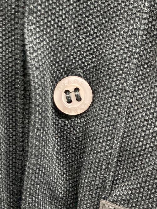 PRADA（プラダ）PRADA (プラダ) ポロシャツ ブラック サイズ:Sの古着・服飾アイテム