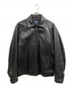 GAPギャップ）の古着「レザージャケット」｜ブラック