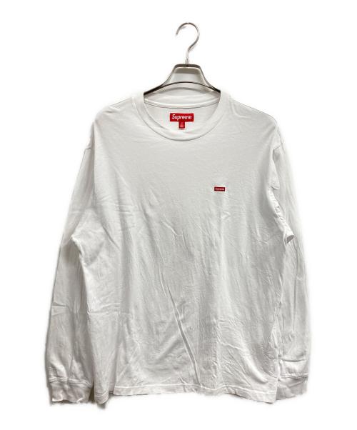 SUPREME（シュプリーム）Supreme (シュプリーム) small Box L/S Tee ホワイト サイズ:Mの古着・服飾アイテム