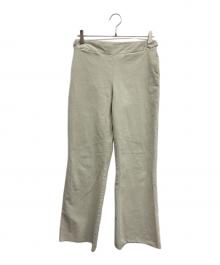 MM6 Maison Margiela（エムエムシックスメゾンマルジェラ）の古着「フレアパンツ」｜ベージュ