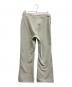 MM6 Maison Margiela (エムエムシックスメゾンマルジェラ) フレアパンツ ベージュ サイズ:40：7000円