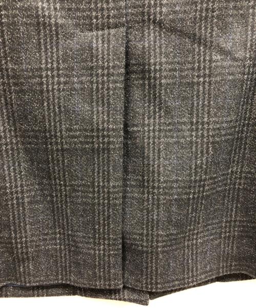 PAUL SMITH（ポールスミス）PAUL SMITH (ポールスミス) ウールチェックコート ブラック サイズ:Lの古着・服飾アイテム