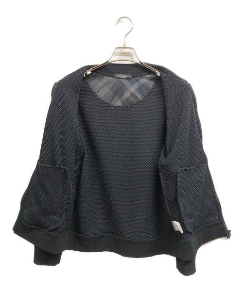BLACK LABEL CRESTBRIDGE（ブラックレーベル クレストブリッジ）BLACK LABEL CRESTBRIDGE (ブラックレーベル クレストブリッジ) ジップアップジャケット ネイビー サイズ:Mの古着・服飾アイテム