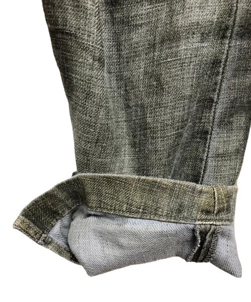 ARMANI COLLEZIONI（アルマーニ コレツィオーニ）ARMANI COLLEZIONI (アルマーニ コレツィオーニ) リネンジャケット グレー サイズ:48の古着・服飾アイテム
