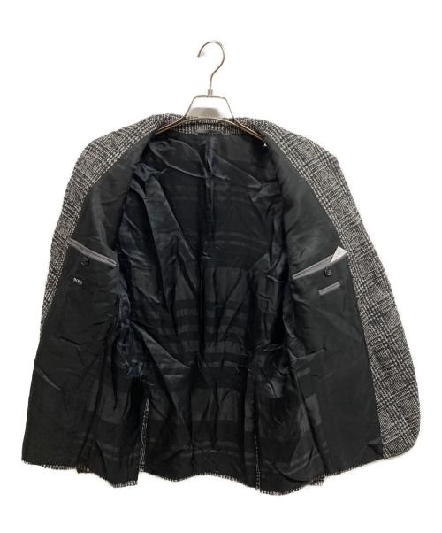 HUGO BOSS（ヒューゴ ボス）HUGO BOSS (ヒューゴ ボス) テーラードジャケット ブラック サイズ:UK50の古着・服飾アイテム