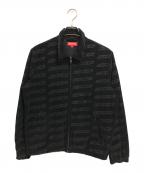 SUPREMEシュプリーム）の古着「18SS Debossed Logo Corduroy Jacket」｜ブラック