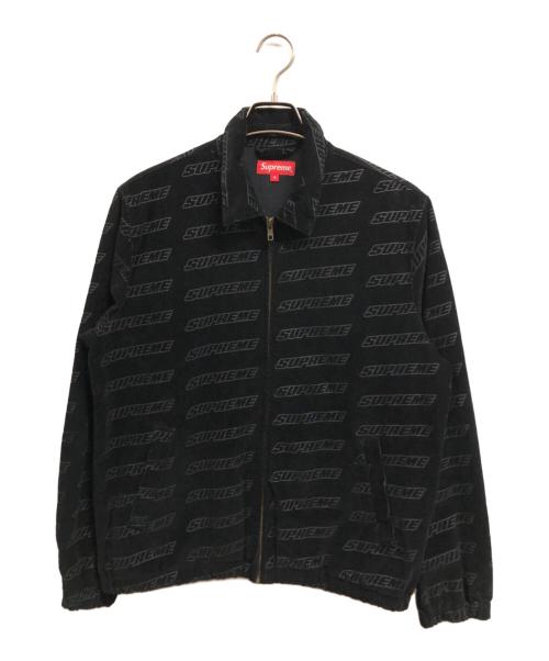 SUPREME（シュプリーム）Supreme (シュプリーム) 18SS Debossed Logo Corduroy Jacket ブラック サイズ:Ｓの古着・服飾アイテム