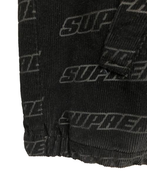 SUPREME（シュプリーム）Supreme (シュプリーム) 18SS Debossed Logo Corduroy Jacket ブラック サイズ:Ｓの古着・服飾アイテム