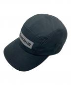 SUPREMEシュプリーム）の古着「Reflective Jacquard Logo Camp Cap」｜ブラック