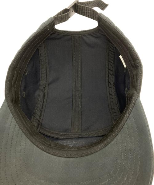 SUPREME（シュプリーム）Supreme (シュプリーム) Reflective Jacquard Logo Camp Cap ブラックの古着・服飾アイテム