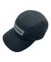 Supreme（シュプリーム）の古着「Reflective Jacquard Logo Camp Cap」｜ブラック