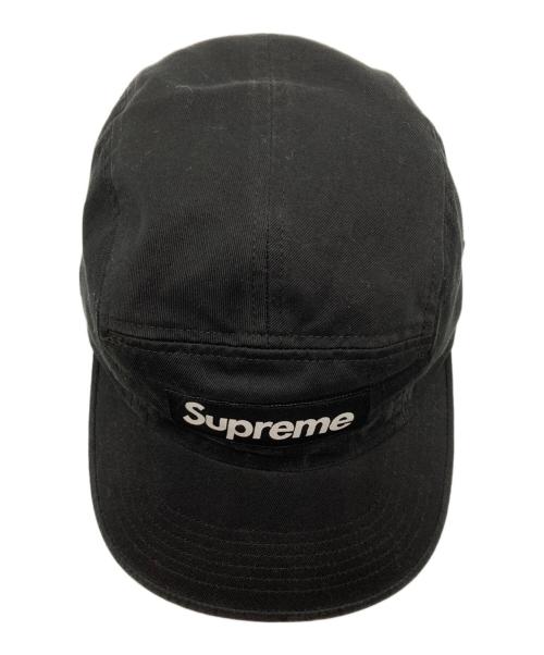 SUPREME（シュプリーム）Supreme (シュプリーム) Washed Chino Twill Camp Cap ブラックの古着・服飾アイテム