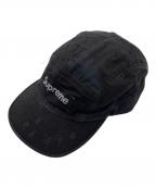 SUPREMEシュプリーム）の古着「Overdyed Camo Camp Cap」｜ブラック