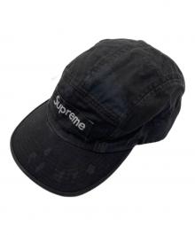 SUPREME（シュプリーム）の古着「Overdyed Camo Camp Cap」｜ブラック