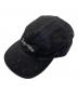 Supreme（シュプリーム）の古着「Overdyed Camo Camp Cap」｜ブラック
