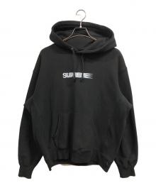 SUPREME（シュプリーム）の古着「motion logo hoodeｄ sweatshirt」｜ブラック