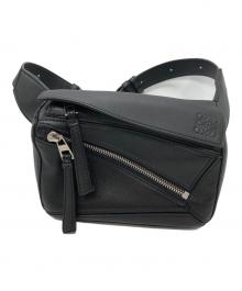 LOEWE（ロエベ）の古着「パズルミニ バムバッグ」｜ブラック